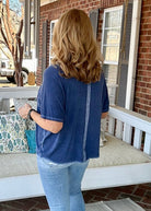 Zenana Get Ready Top - Navy - Casual Top -Jimberly's Boutique-Olive Branch-Mississippi