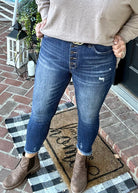 Zenana Naomi Button Fly Skinny Jeans - Skinny Jeans -Jimberly's Boutique-Olive Branch-Mississippi