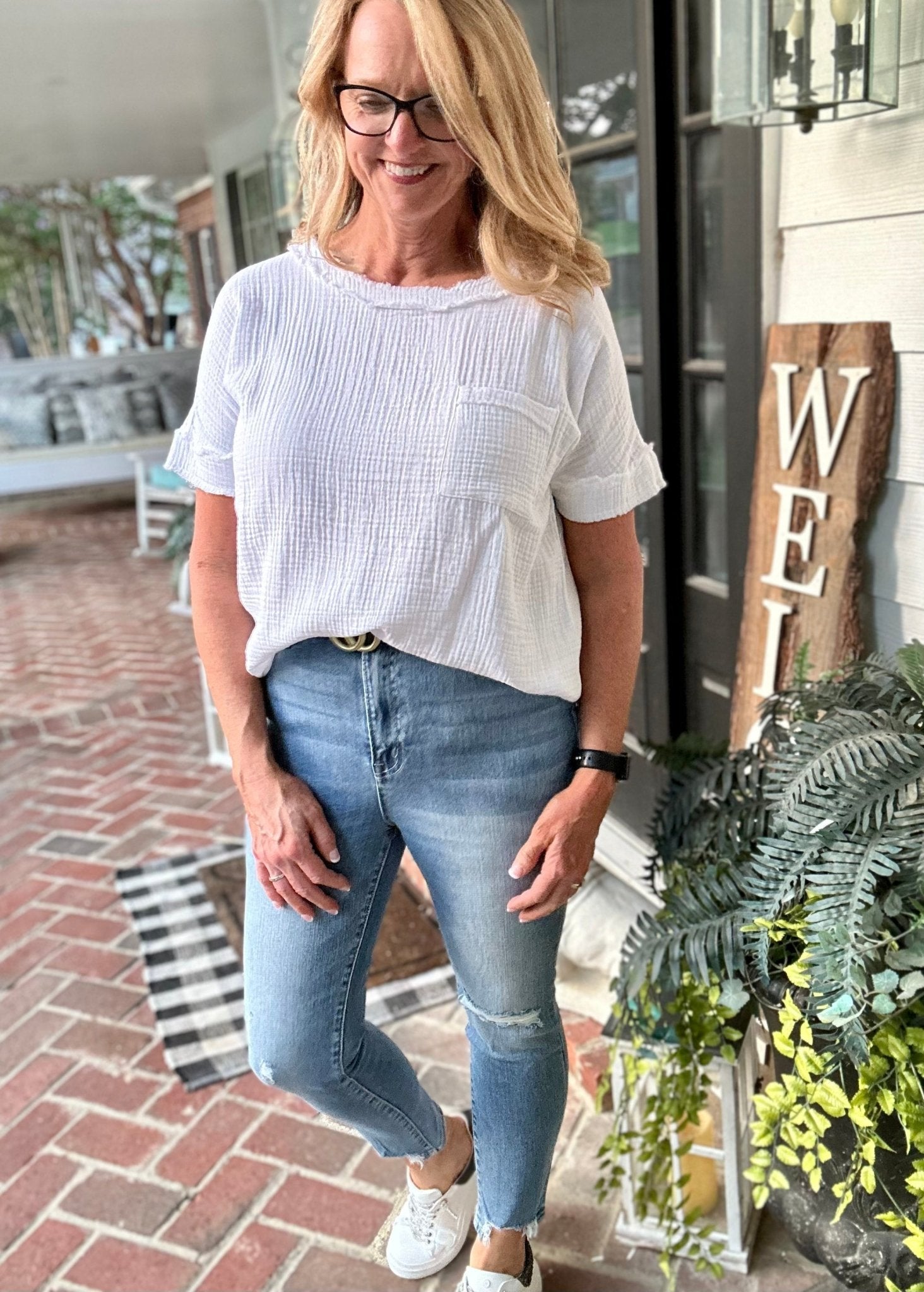 Zenana Nina Distressed Skinny Jeans - Jimberly's Boutique