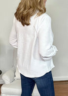 Zenana Pretty Please Top - White - Shirts & Tops -Jimberly's Boutique-Olive Branch-Mississippi